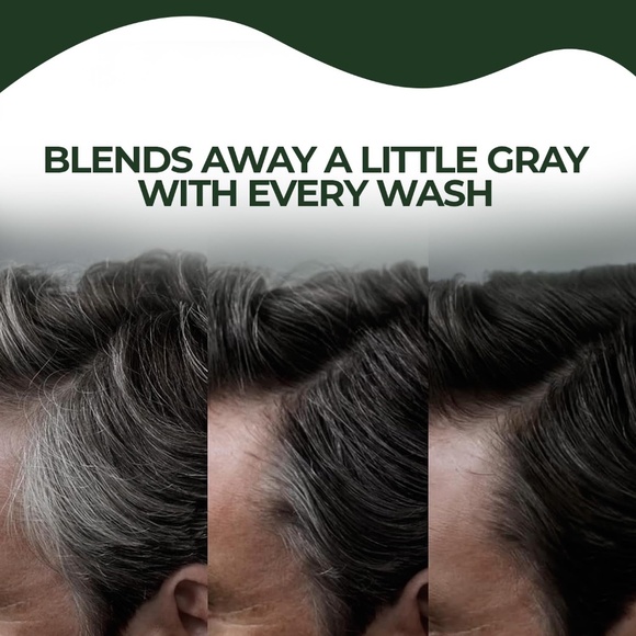 NEW Herbal Hue Hair Care Shampoo + Conditioner for Black Hair Color UNISEX - Picture 4 of 8